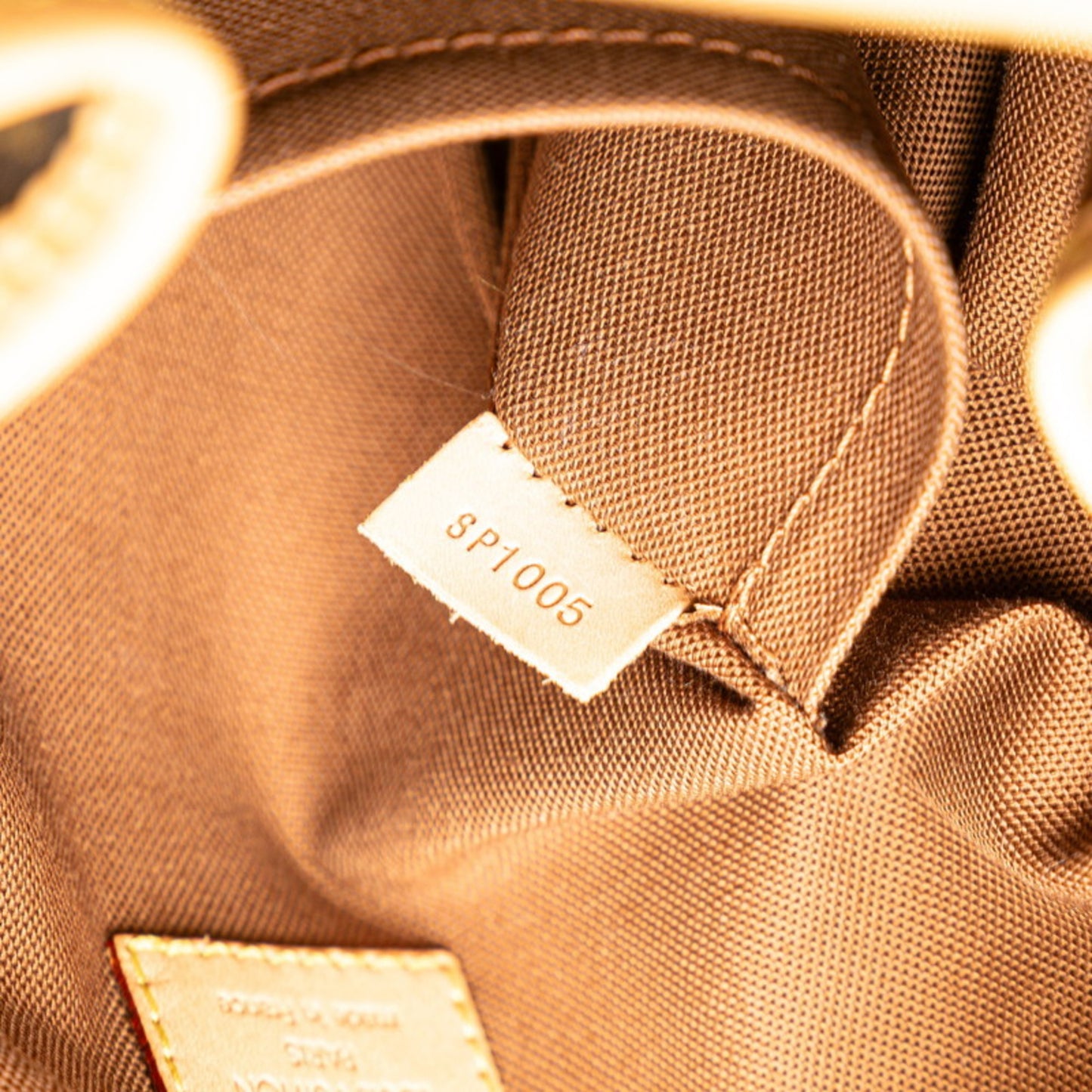 Louis Vuitton Monogram Batignolles Handbag M51156 Brown Leather