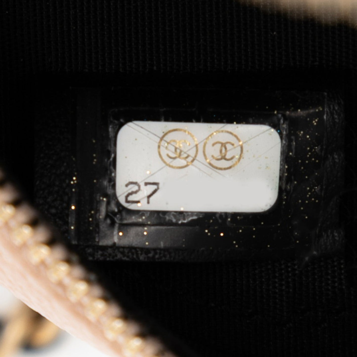 Chanel Matelasse Cc Filigree Chain Shoulder Bag In Beige