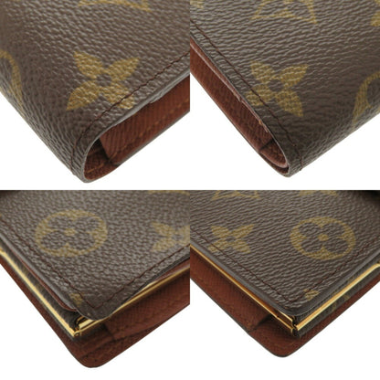 Louis Vuitton Porte Monnaie Bi-Fold Wallet Monogram M61663 Brown Lv 0785Louis Vuitton
