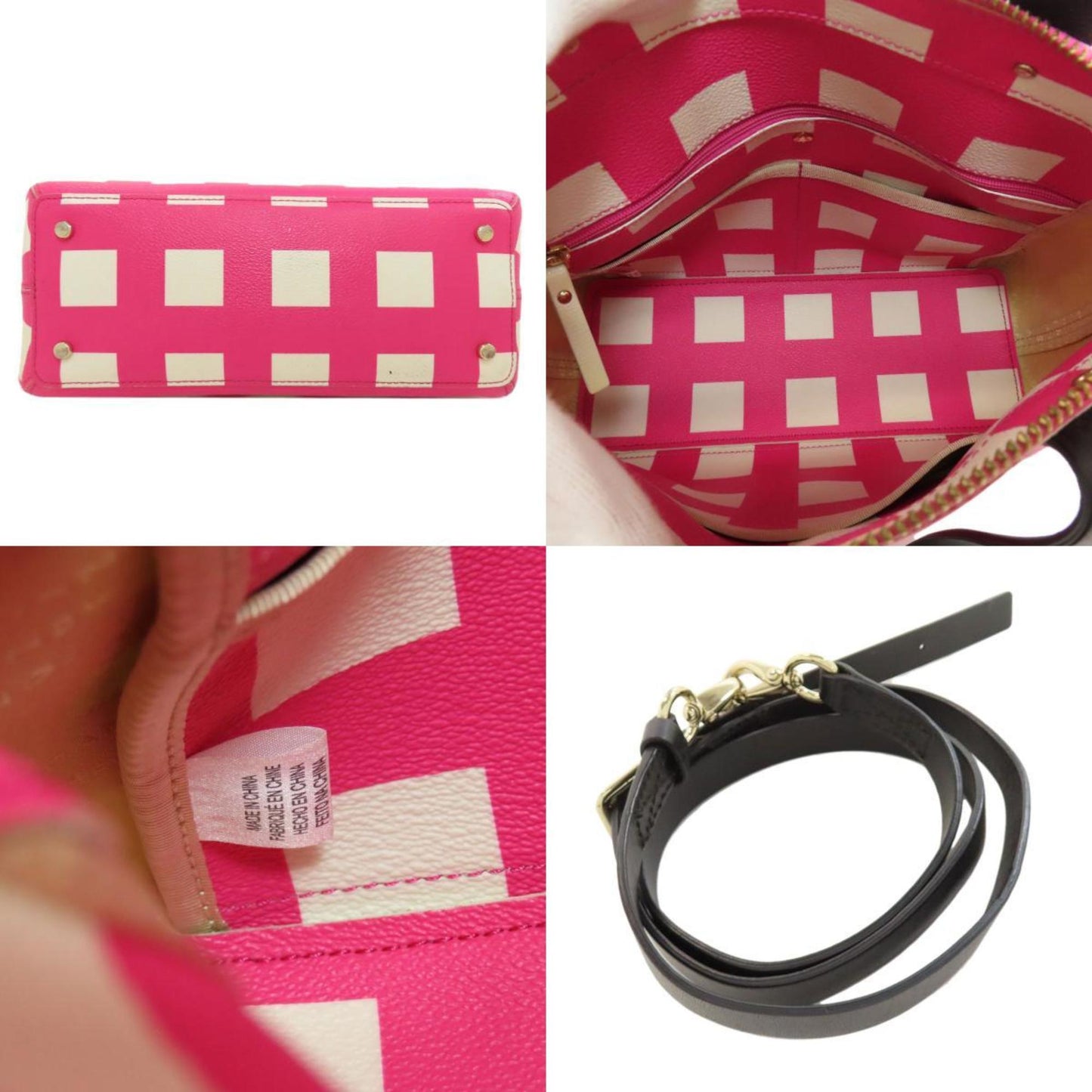 Kate Spade Checkered Tote Bag