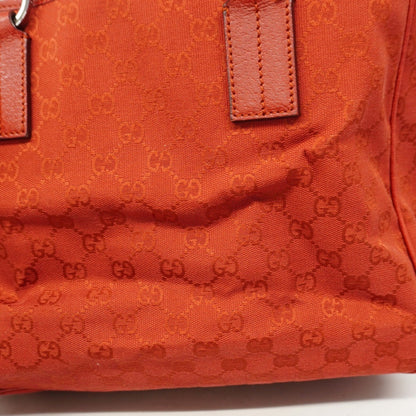 Gucci Gg Canvas Tote Bag 113017 Red