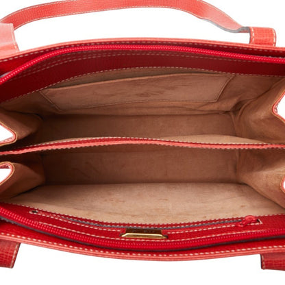 Loewe Tote Bag In Red Leather