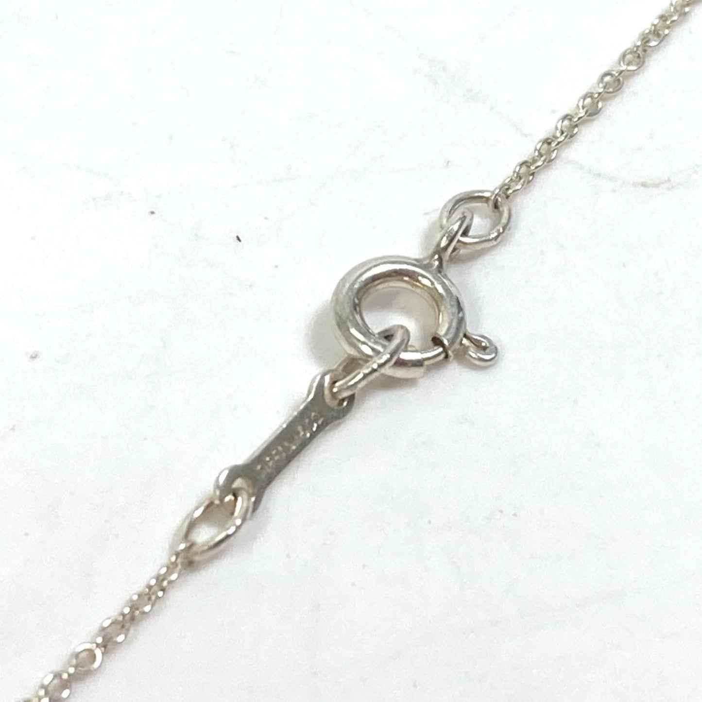 Tiffany&Co. Tiffany V Initial Paloma Picasso Accessory Pendant Necklace Sv925