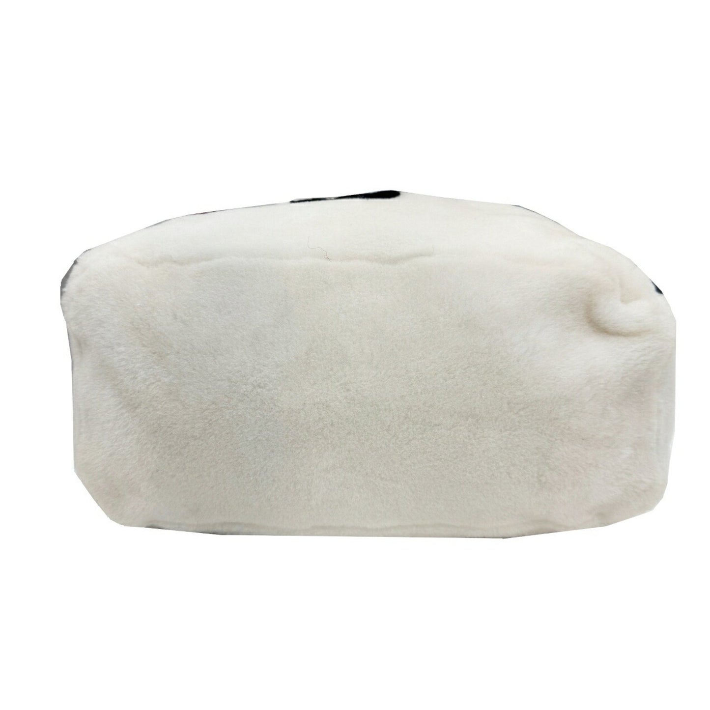 Prada Lettering Terry Tote Bag 1Bg374 White/Black Shoulder Bag/Handbag/Tote