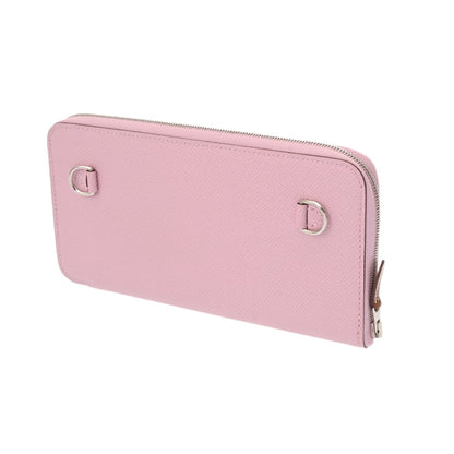 Hermes Nouveau To Go Lime Mauve Sylvestre B Stamp (Circa 2023) Women'S Swift Epson Long Wallet