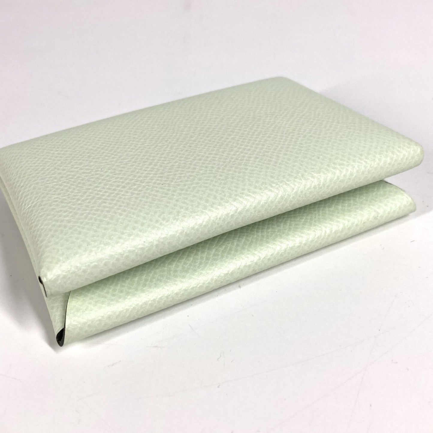 Hermes Herms Bifold Slim Calvi Duo Wallet With Card Case And Coin Purse