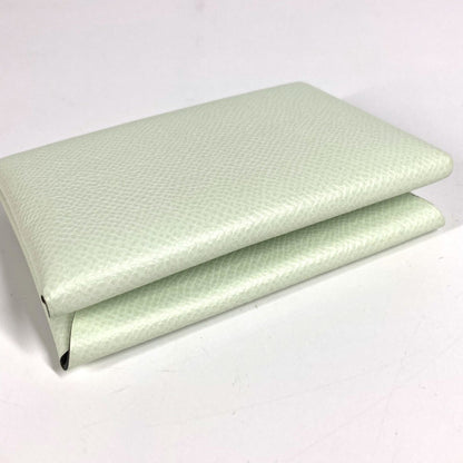 Hermes Herms Bifold Slim Calvi Duo Wallet With Card Case And Coin Purse