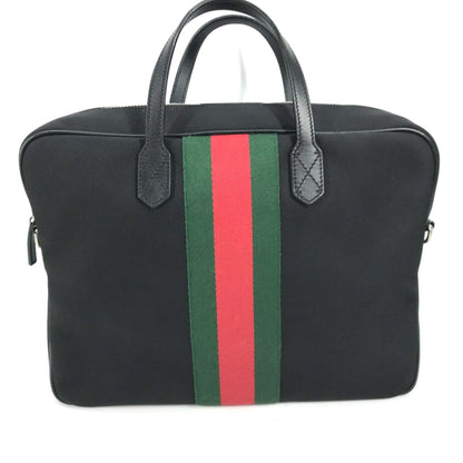 Gucci 630922 Sherry Line Bag Hand Bag Shoulder Bag Tote Bag Black