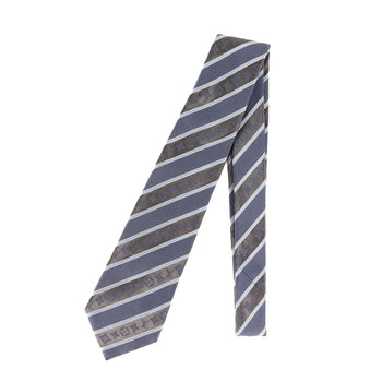 Louis Vuitton Monogram Regimental Silk Cravate Blue