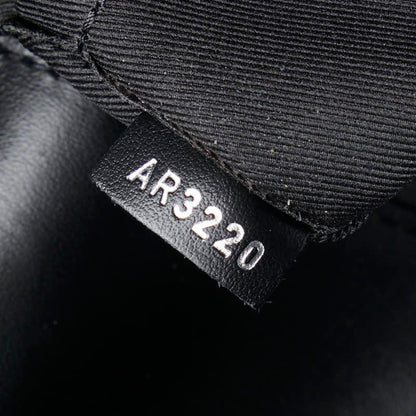 Louis Vuitton Monogram Eclipse Steamer Pm Handbag Shoulder Bag M44731 Noir Black Taurillon Leather