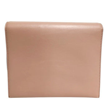 Salvatore Ferragamo Ferragamo Gancini Ez-21I163 Pink Leather Shoulder Bag