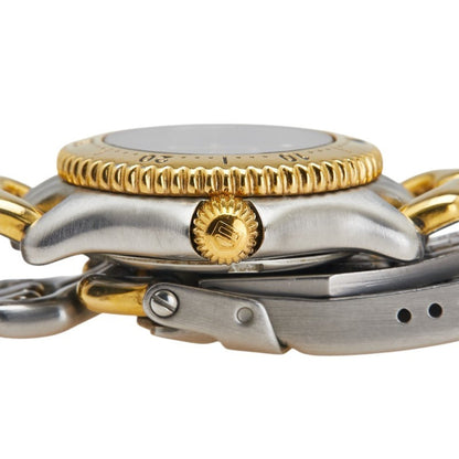 Tag Heuer Cell Watch Wg1420-0 Quartz Gray Dial Stainless Steel Plated