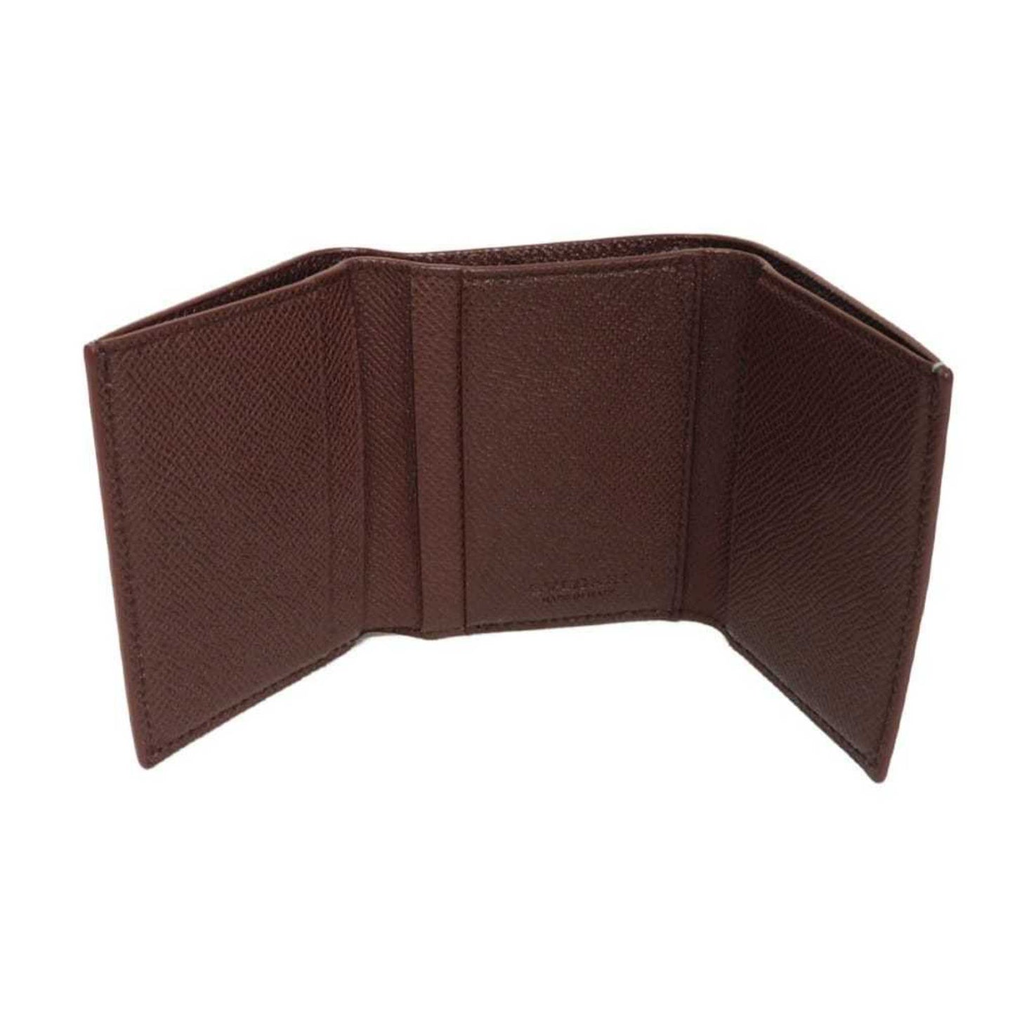 Leather Bvlgari Wallet (Tri-Fold)