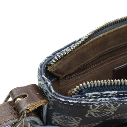 Loewe Anagram Shoulder Bag In Pvc And Leather