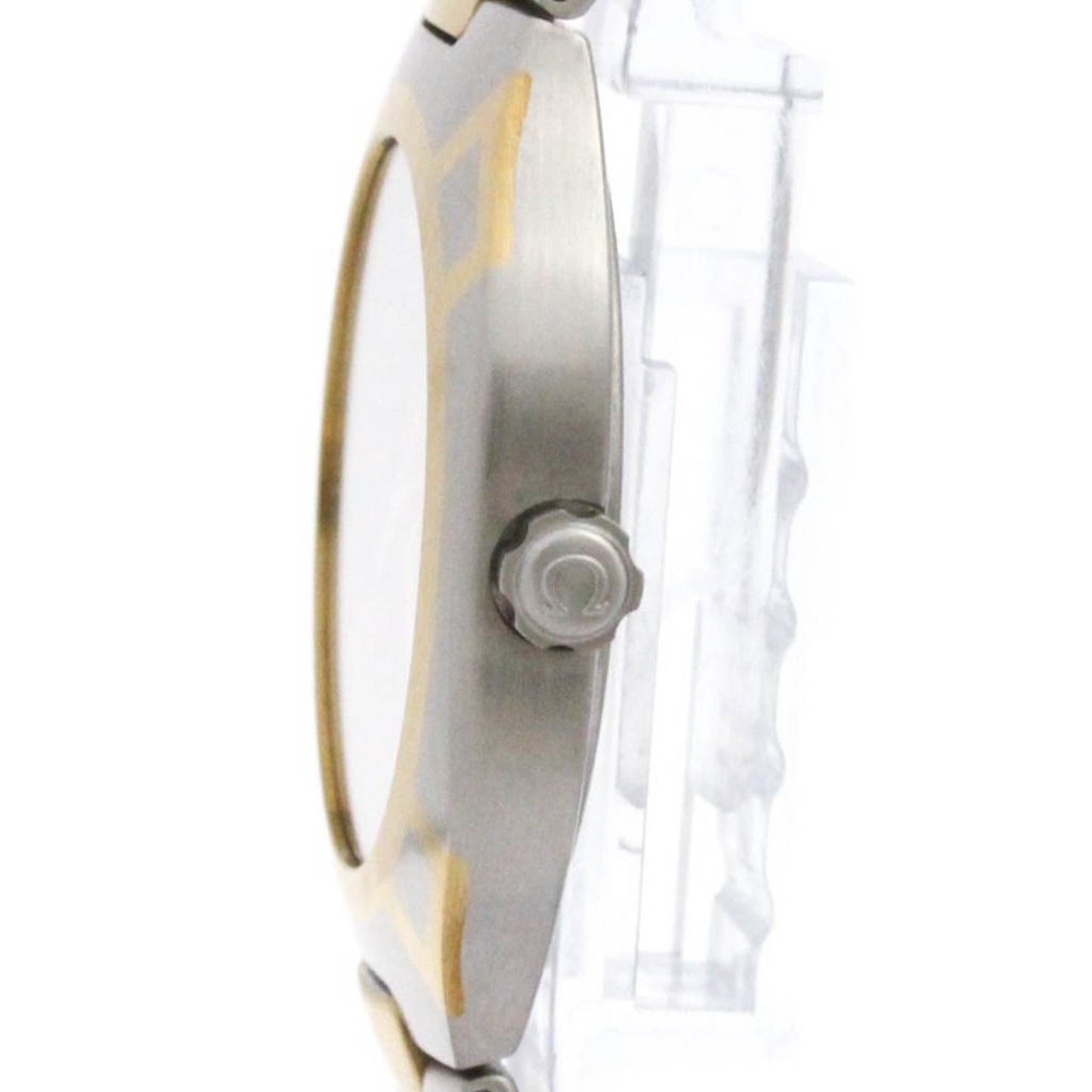 Omega Seamaster Polaris 18K Gold Steel Watch 396.1022 Polished