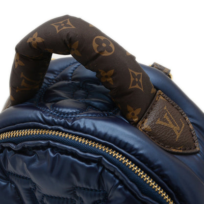 Louis Vuitton Monogram Palm Springs Backpack Mini Rucksack Blue Metallic M21060 Bp
