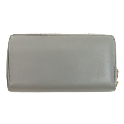 Gucci 453158 Bamboo Long Wallet Leather