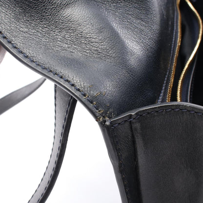 Celine Triomphe Shoulder Bag Canvas Leather