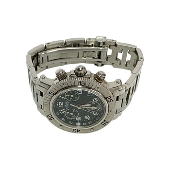 Hermes Clipper Date Quartz Stainless Steel Wristwatch For Men And Women