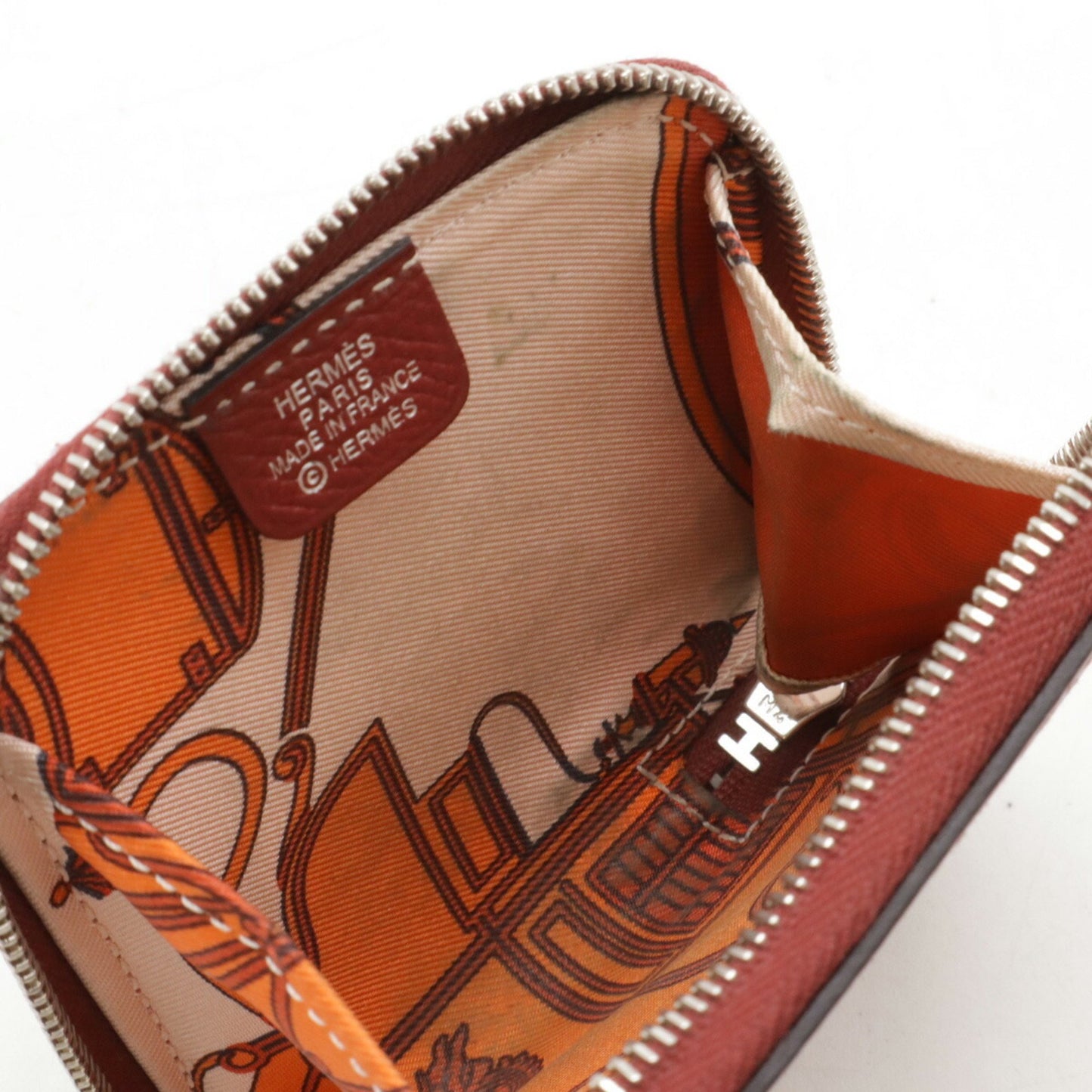 Hermes Azap Silk In Compact Coin Case