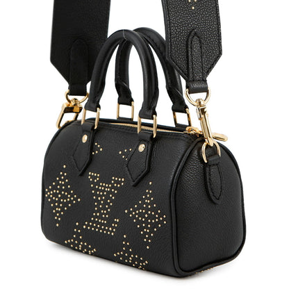 Louis Vuitton Monogram Empreinte Nano Speedy Handbag M46745 2-Way Shoulder Bag Black