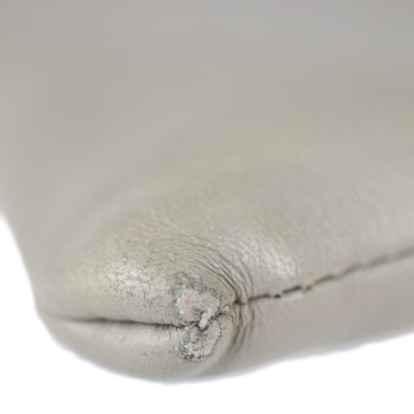 Bottega Veneta Bottega Veneta Intrecciato Second Bag 472578 Leather Taupe Clutch Pouch Document