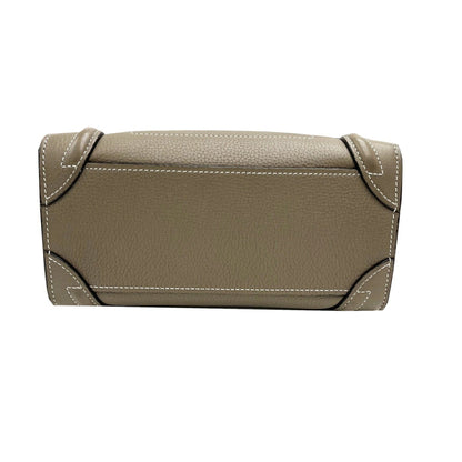 Celine Luggage Nano Shopper Greige Leather Handbag/Shoulder Bag