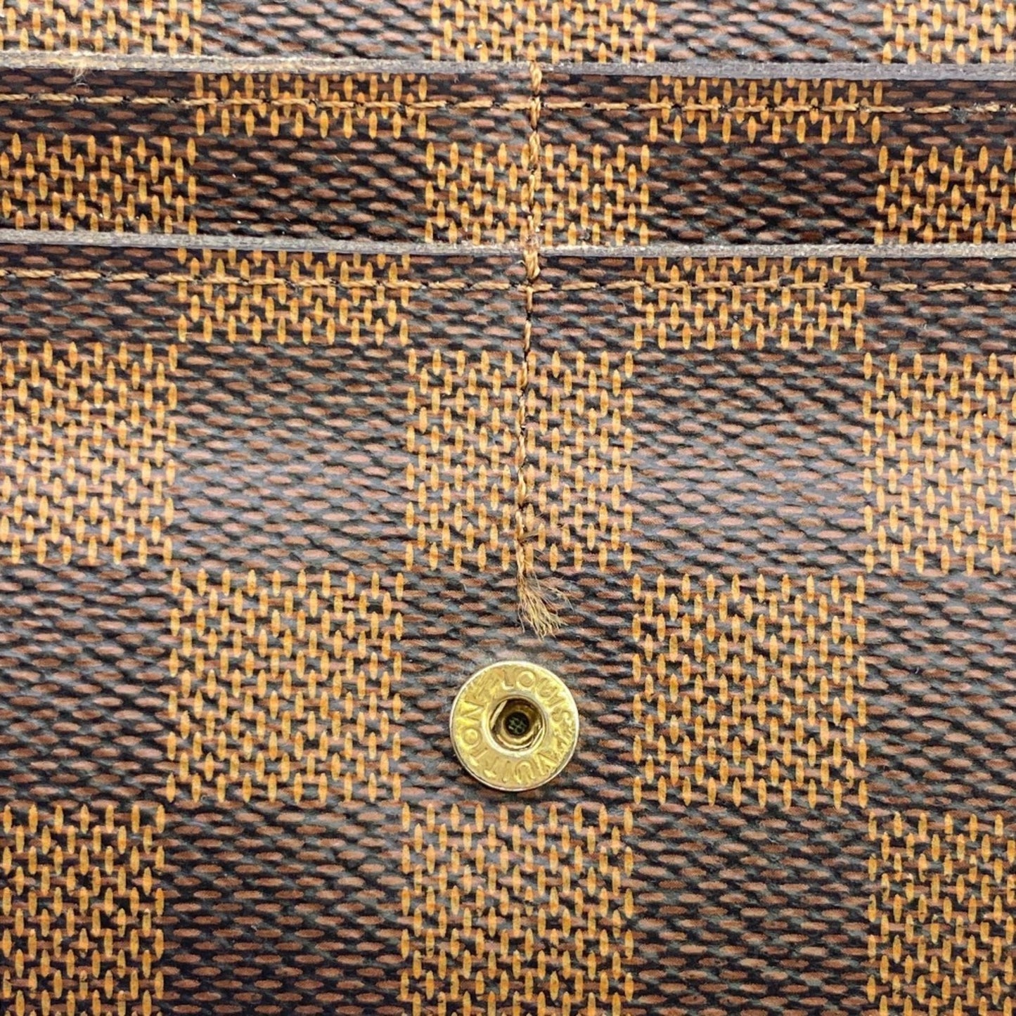 Louis Vuitton N63209 Portefeuille Sarah Damier Long Wallet Brown