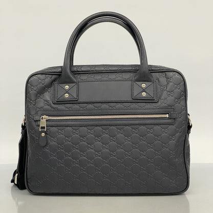 Gucci Bag Guccissima 328937 Leather Navy