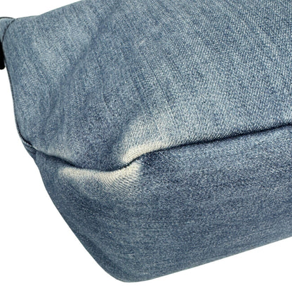 Prada 1Bg311 Denim Leather Tote Bag Handbag