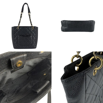 Chanel Pst Shoulder Bag In Caviar Leather