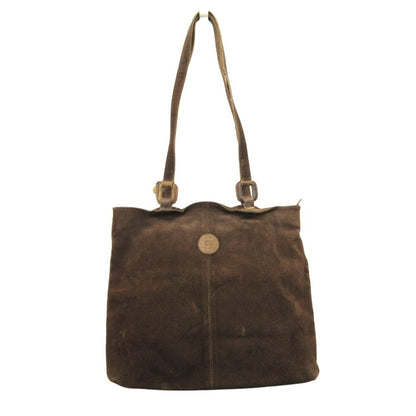 Fendi S.A.S Fendi 90'S 00'S Suede Leather Hand Bag Tote Shoulder Zucca Old Vintage