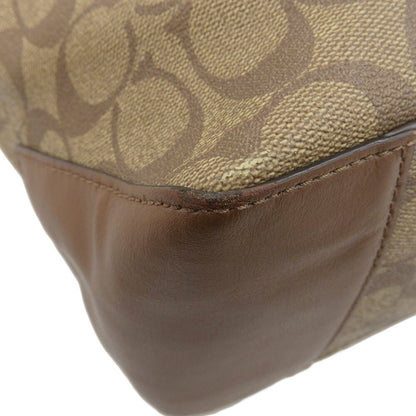 Coach Coach Signature Tote Bag F58294 Handbag Brown