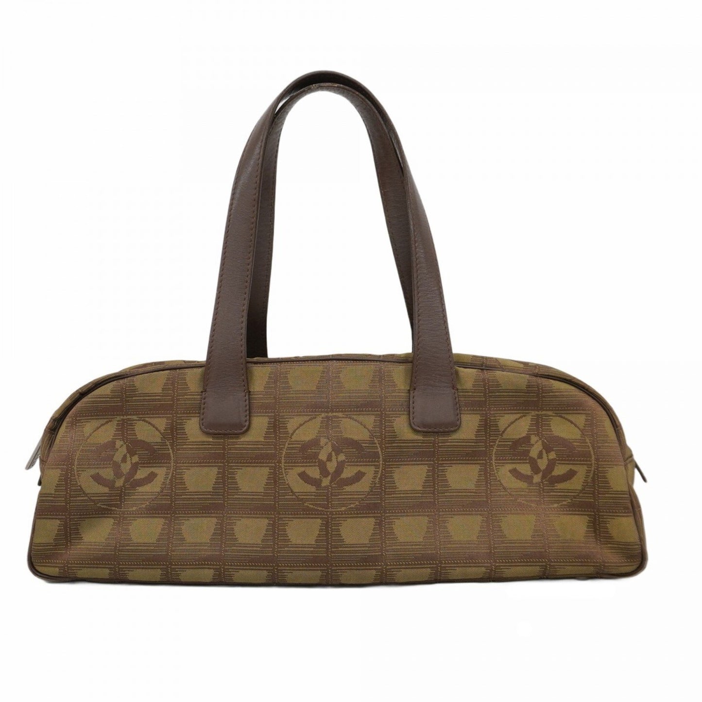 Chanel New Travel Nylon Handbag In Brown