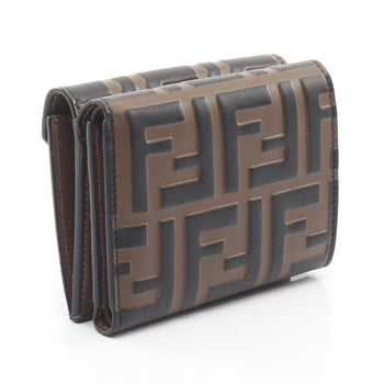 Fendi Ff Diamond Tri-Fold Wallet