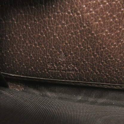 Unused Gucci Jumbo Gg Bamboo 658634 Canvas/Leather Brown Long Wallet 0783Gucci