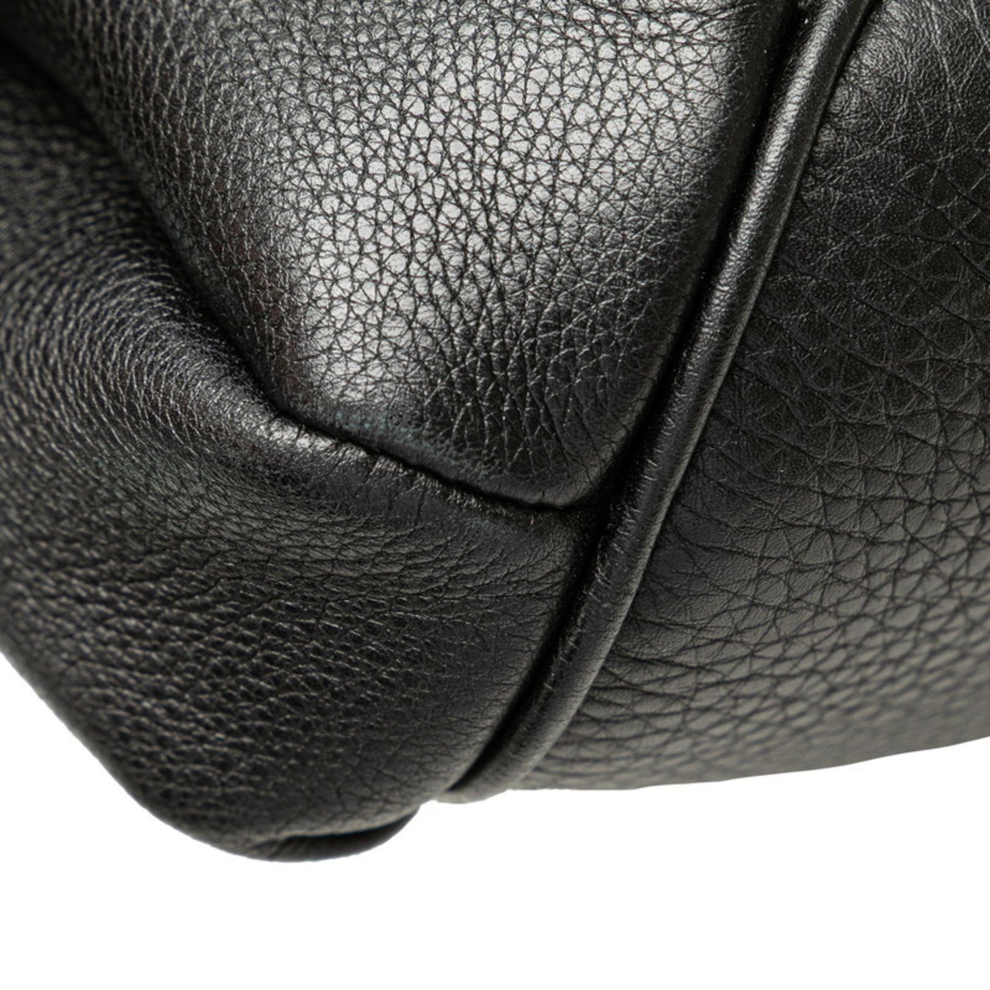 Gucci Interlocking G Handbag 232935 Black Leather