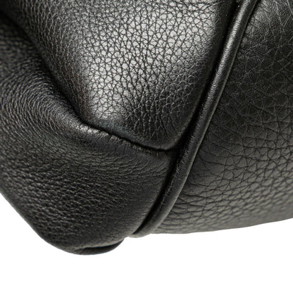 Gucci Interlocking G Handbag 232935 Black Leather