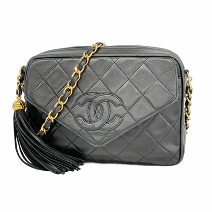Chanel Shoulder Bag With Matelasse Chain Bag