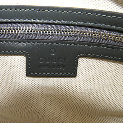 Gucci Clutch Bag Offdia Gg Pouch 760245 Gray Pvc Leather Second Supreme