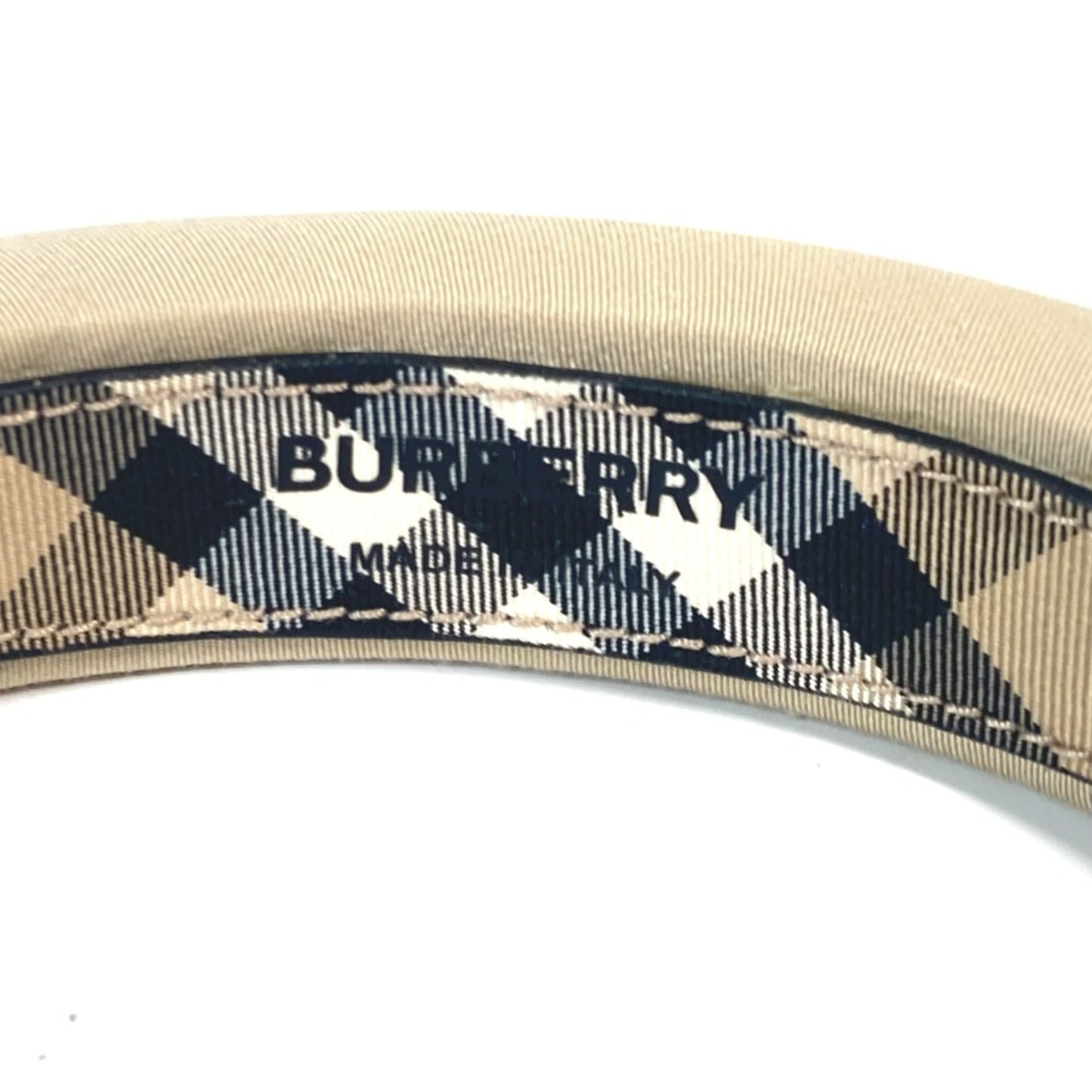 Burberry Burberry Checked Pattern On The Inside Tb Hair Headband Hairband Canvas