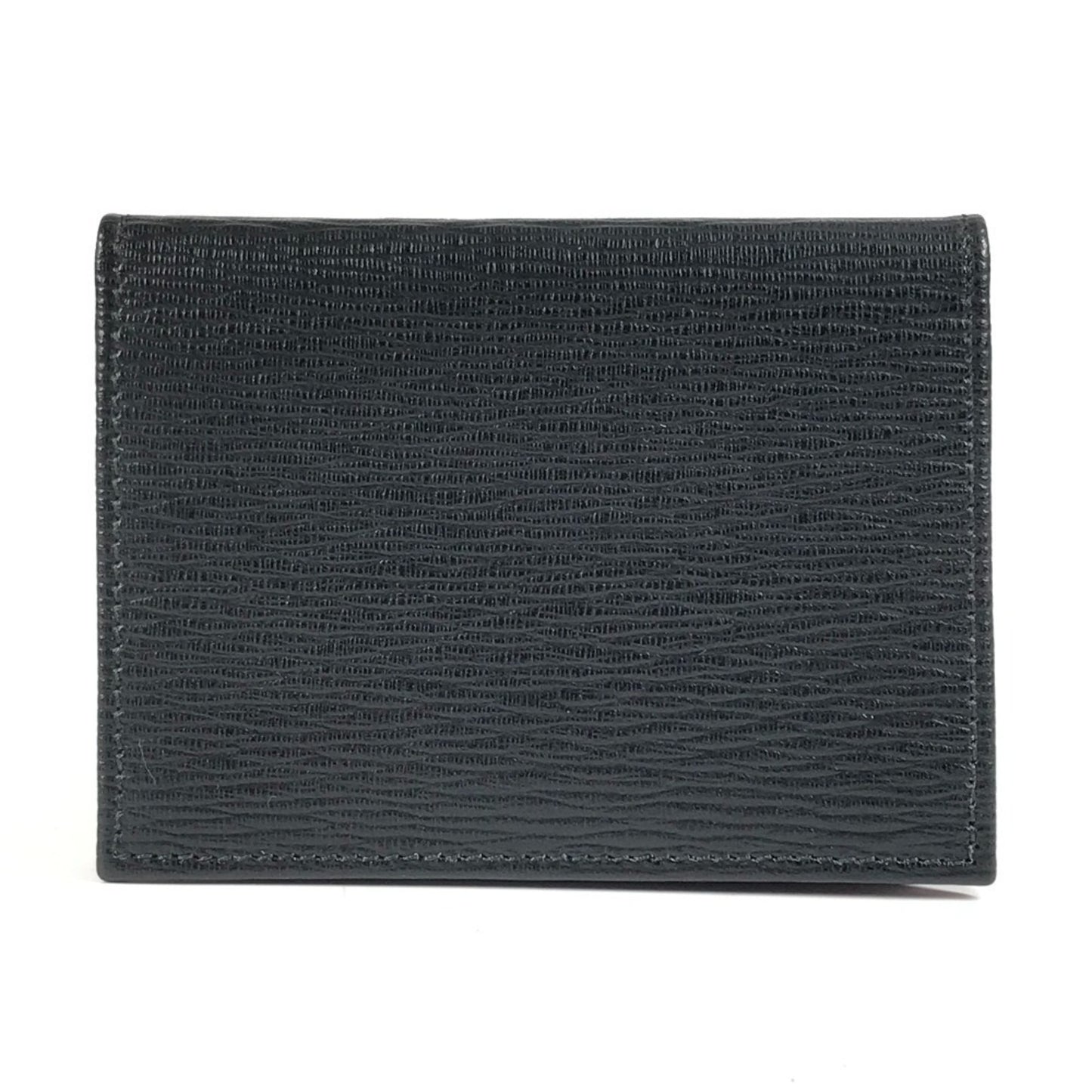 Salvatore Ferragamo Gancini Logo Business Card Holder