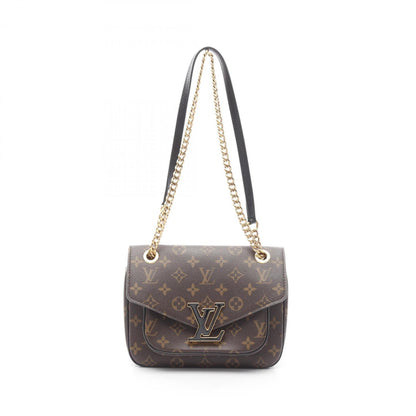 Louis Vuitton Passy Shoulder Bag Coated Canvas Leather Monogram