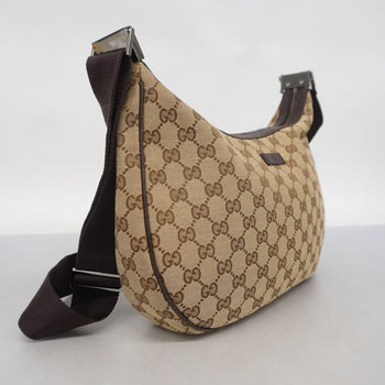 Gucci Gg Canvas Shoulder Bag 122790 Brown