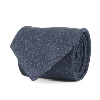 Louis Vuitton Monogram Silk Cravate Navy Tie For Men