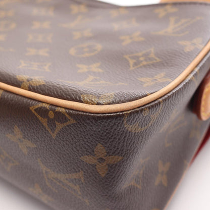 Louis Vuitton Viva Cite Mm Shoulder Bag In Coated Canvas And Leather With Monogram Design