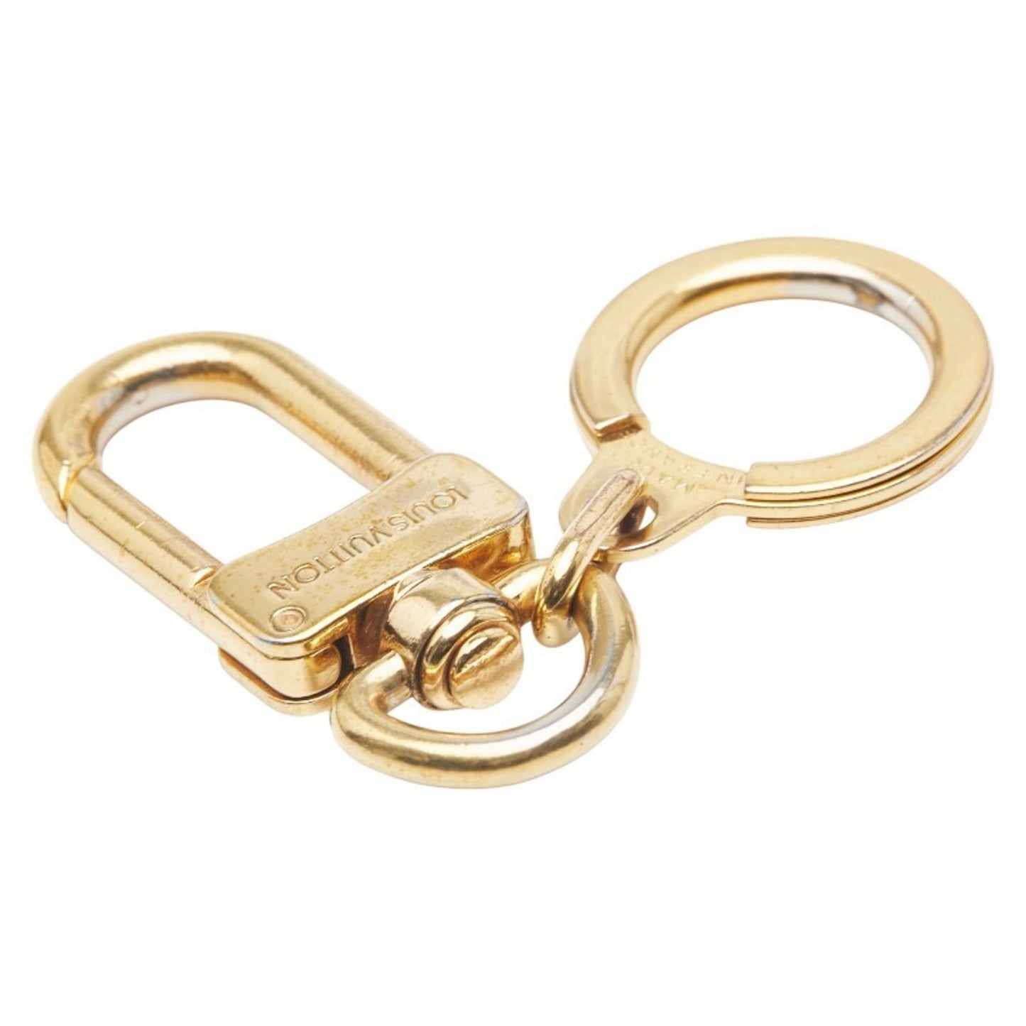 Louis Vuitton Anocre Key Ring Keychain M62694 Gold Plated