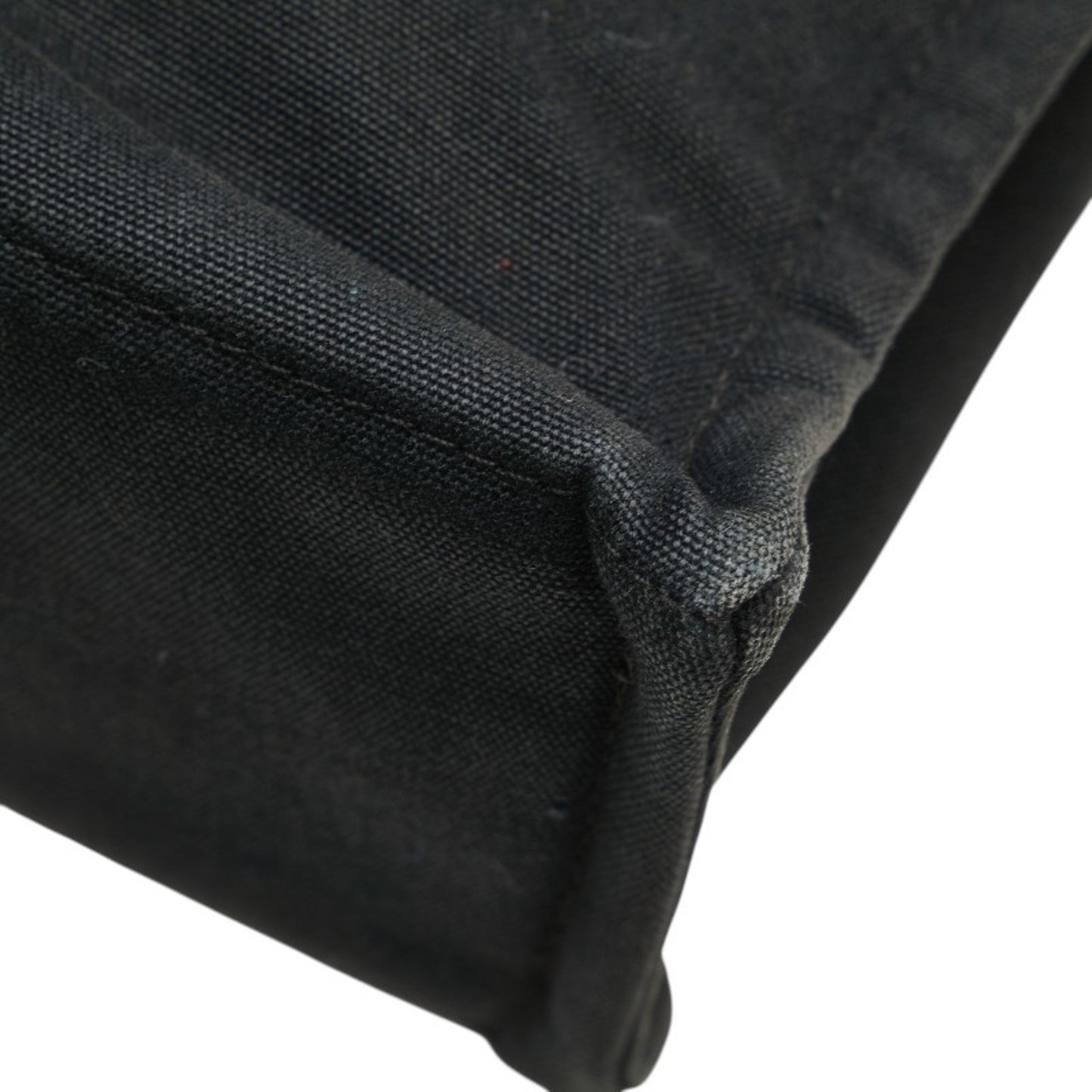 Hermes Four Tote Mm Bag Handbag Black Canvas