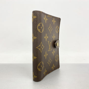 Louis Vuitton Monogram Agenda Pm Planner Cover R20005 Brown