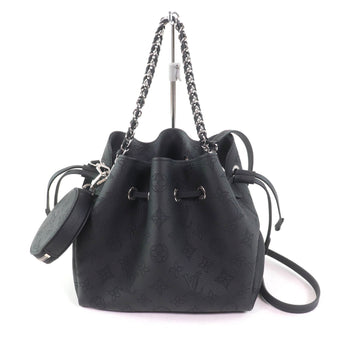 Louis Vuitton M57070 Bella Noir Mahina Leather 2-Way Shoulder Bag